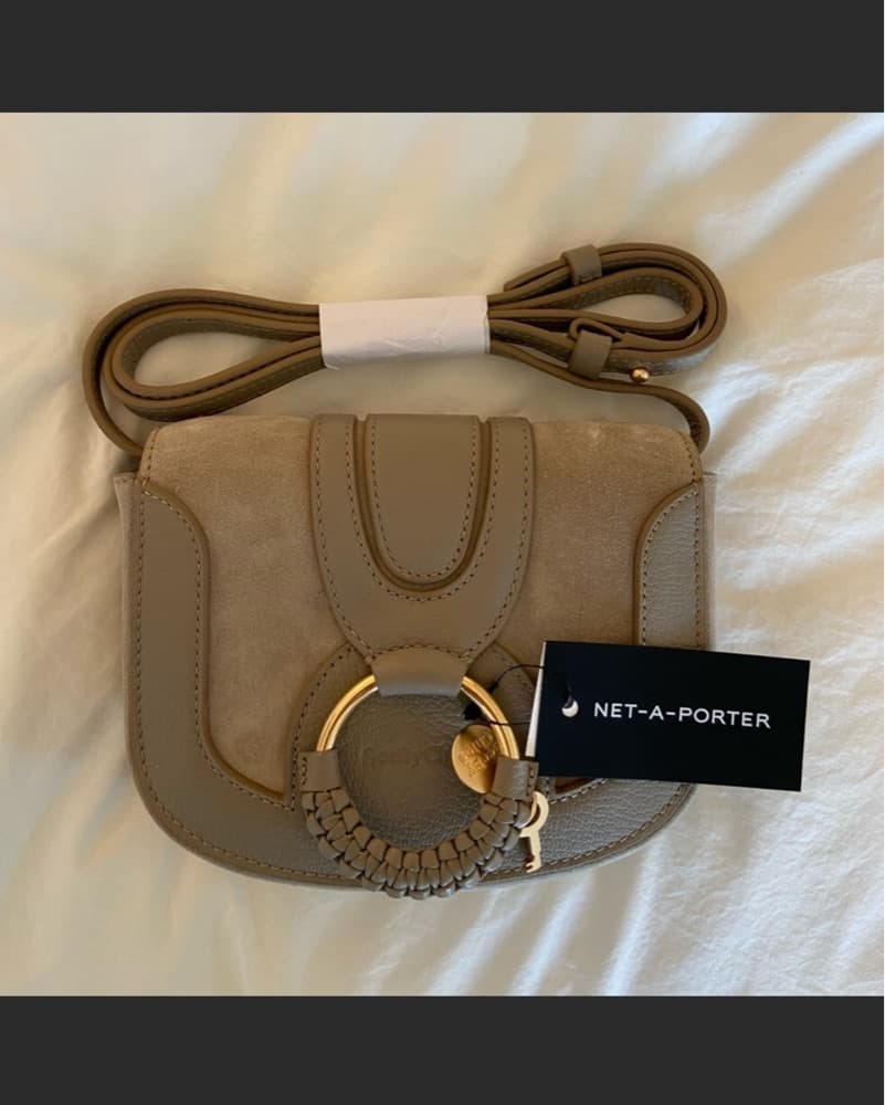 Chloe Hana Suede & Leather Bag - Image 2