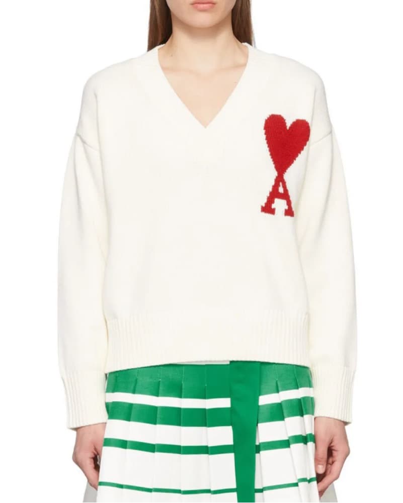 Ami de Coeur V-Neck Jumper  - Image 1
