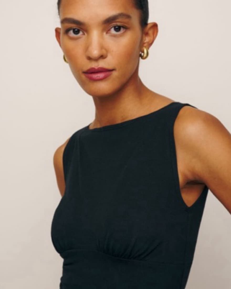 Reformation Black Mini Dress! - Image 5