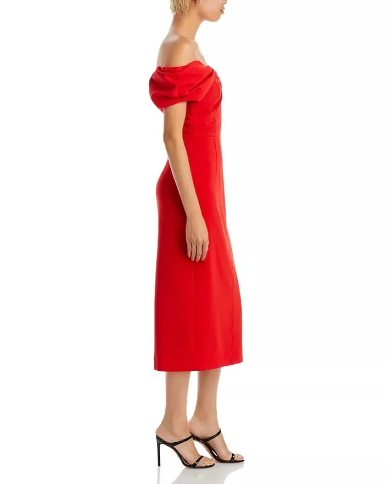 A.L.C. NORA OFF-THE-SHOULDER DRESS - Image 3