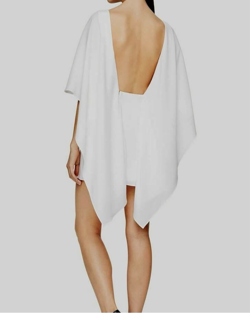 White Cape Dress  - Image 2