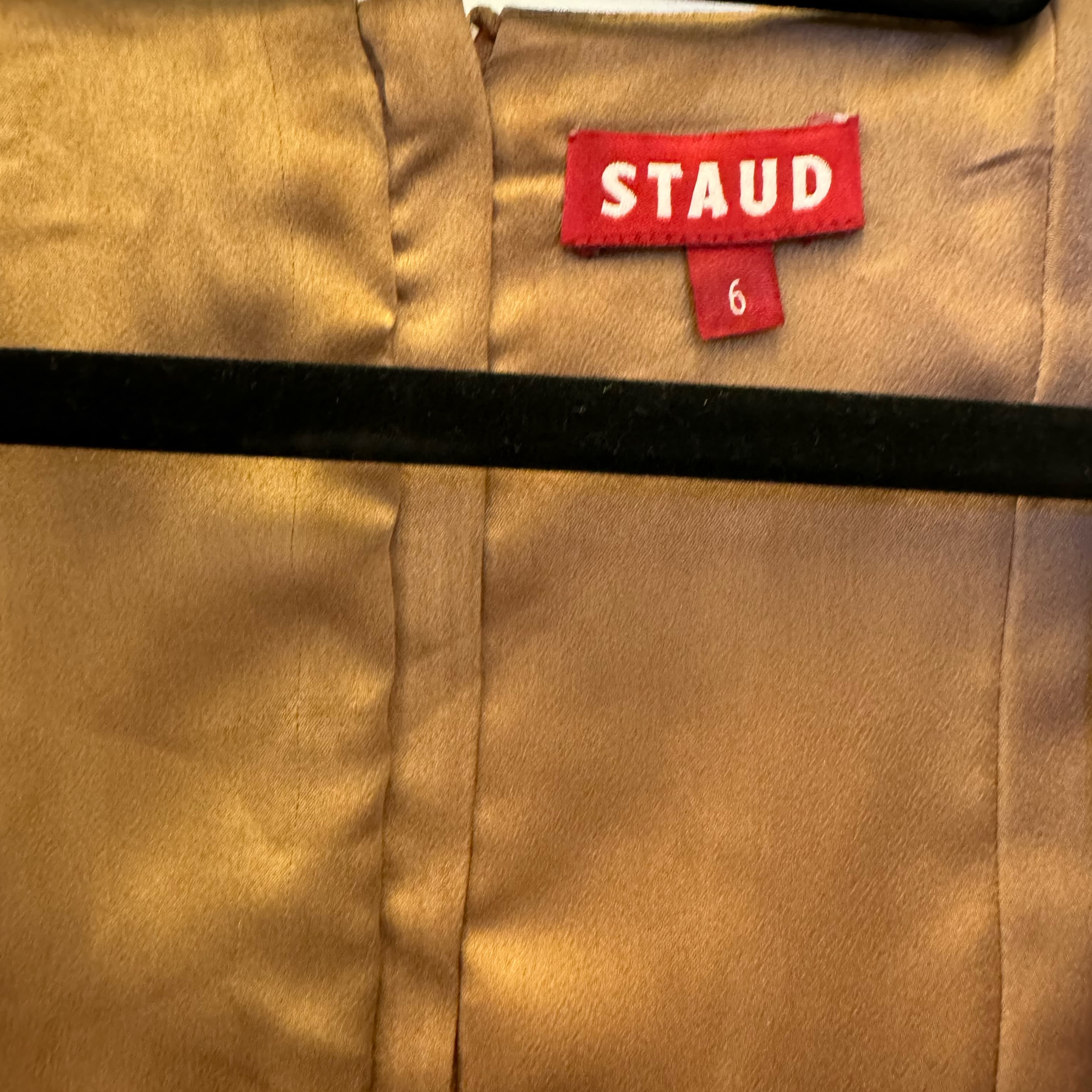 Staud Alice Faux Leather Top - Image 2