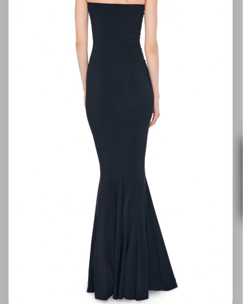 Norma Kamali Strapless Fishtail Gown  - Image 3