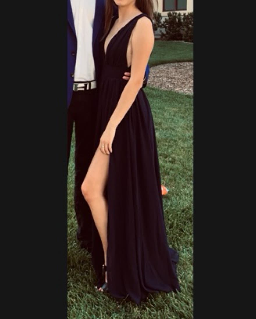 Lulu’s Heavenly Navy Blue Maxi Dressv - Image 3