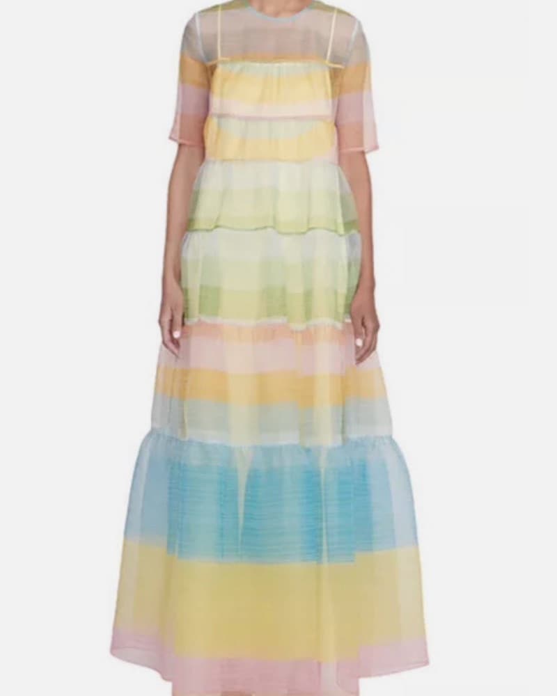Staud HYACINTH DRESS | COASTAL OMBRE  - Image 1