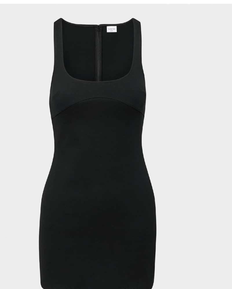 Aritzia Black Mini Dress - Image 3