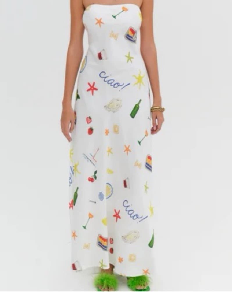 For Love & Lemons Italy Maxi Dress - Image 4