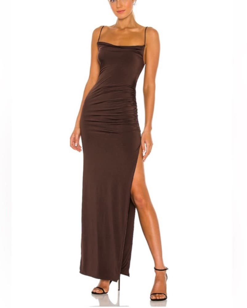 Brown Lovers and Friends Odessa dress - Image 1