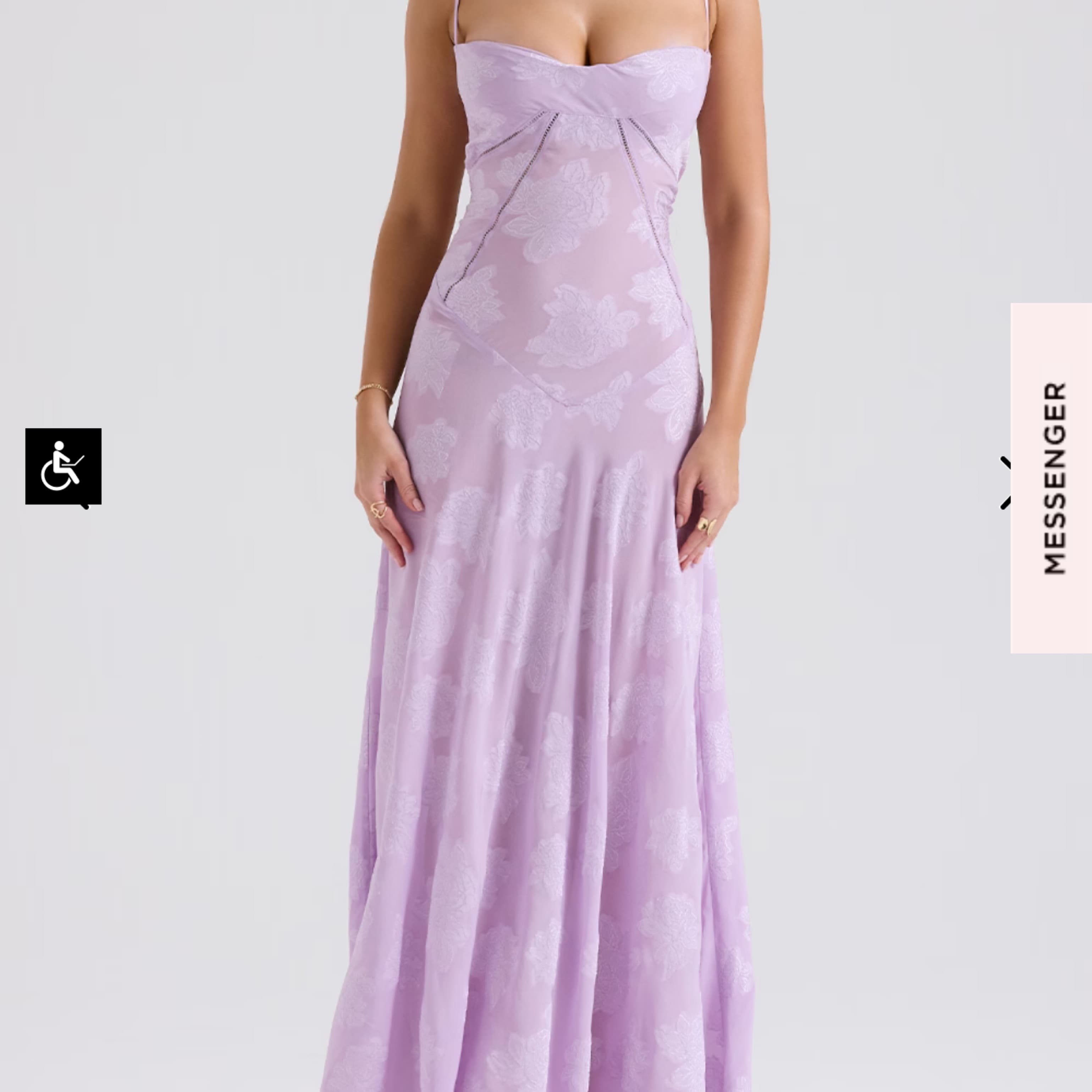 House Of CB Lilac wedding Guest Dress - Image 4