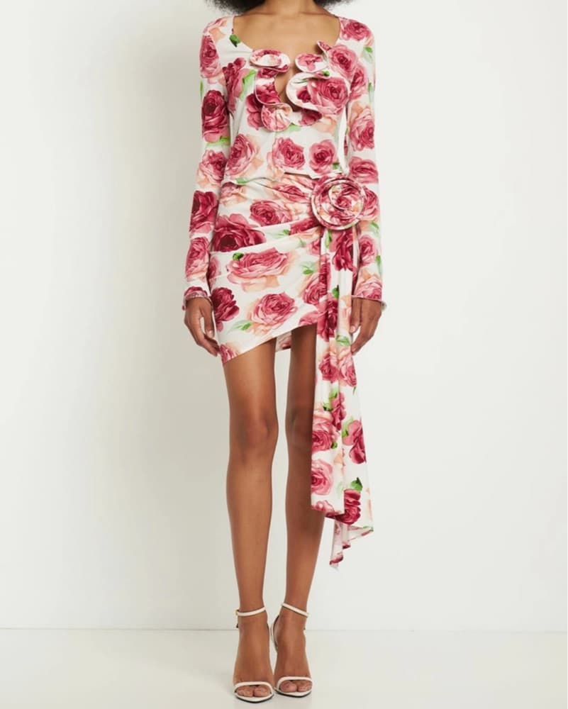 Magda Butrym Floral Stash Mini Skirt - Image 2