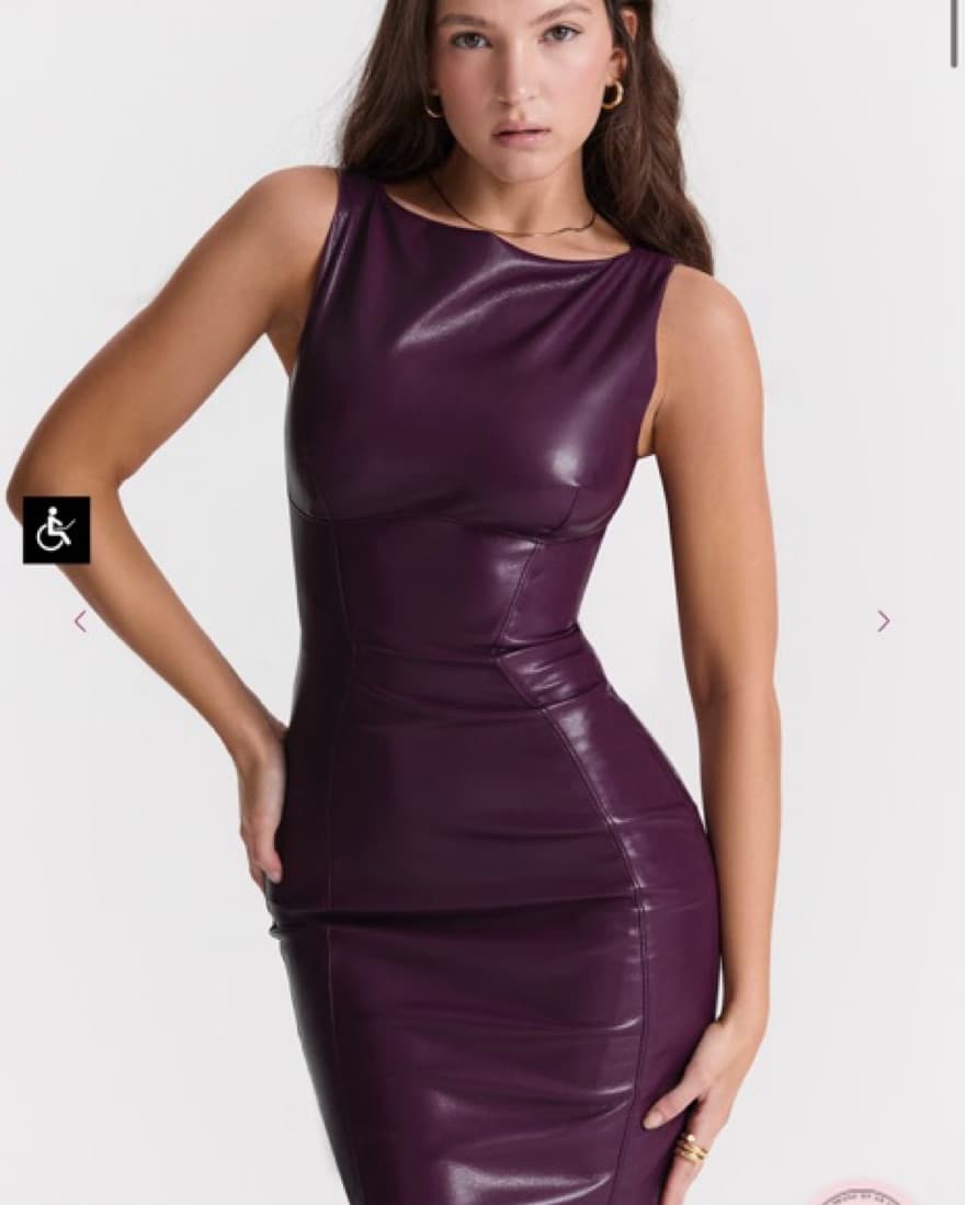 House of cb Purple maxi dress - Image 3