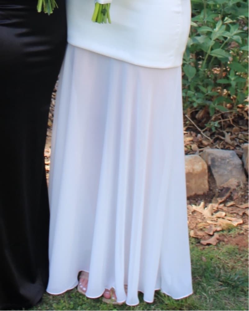 AQUA Mikado Strapless Gown - Exclusive - Image 4
