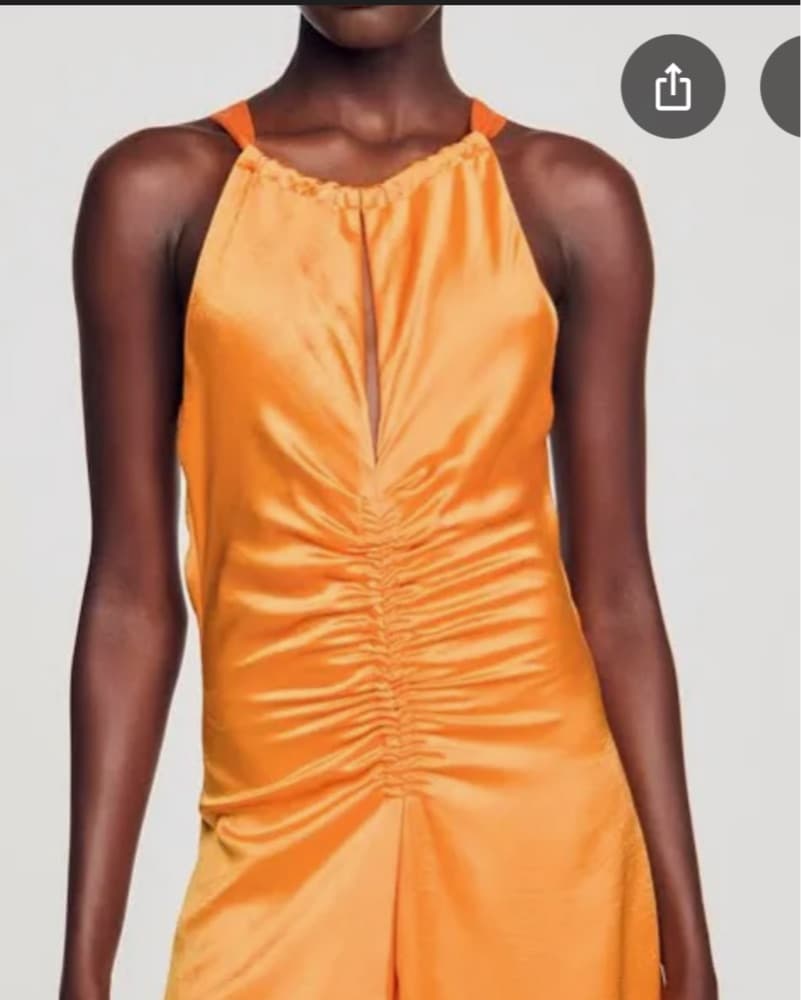 Sandro orange Dress - Image 1