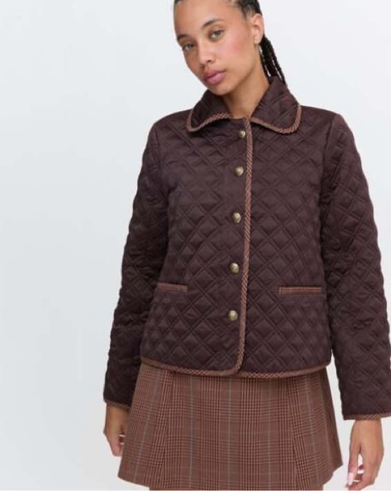 Hill House Brown Quilted Jacket - Image 3
