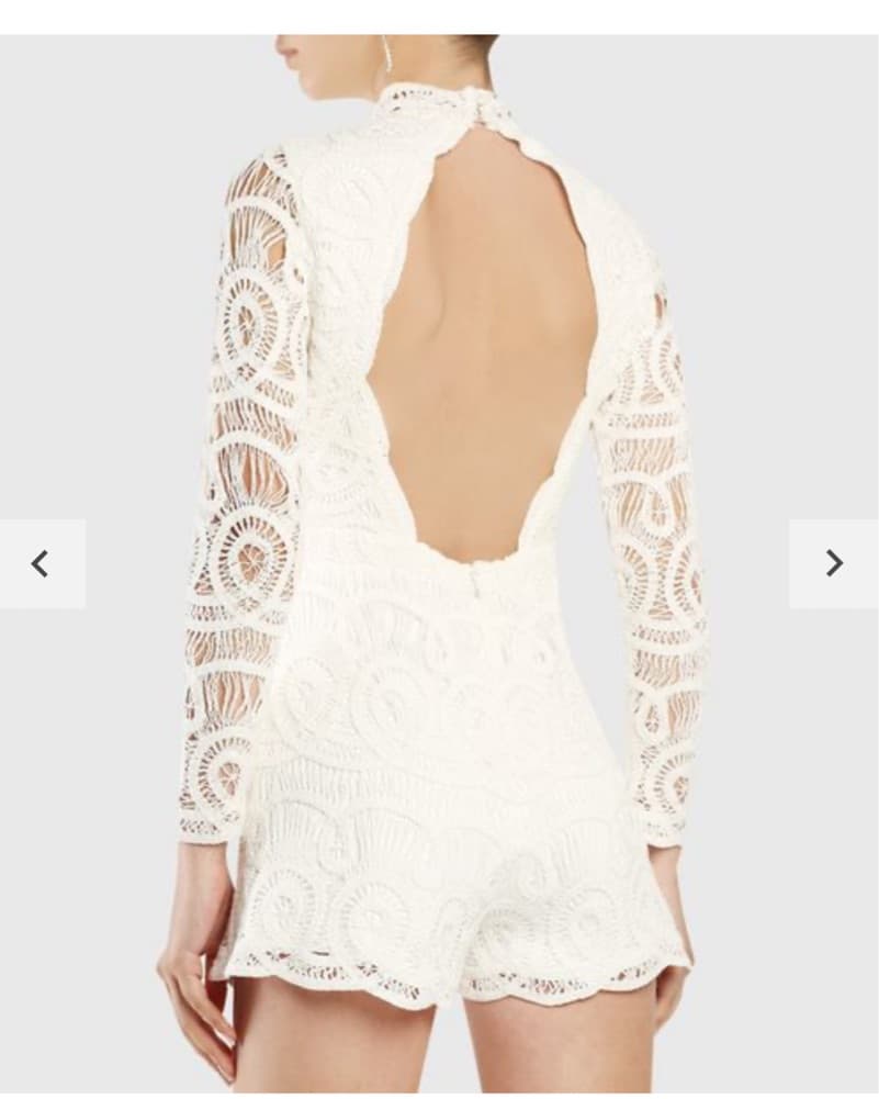 Elegant Crochet Lace Romper Alexis - Image 3