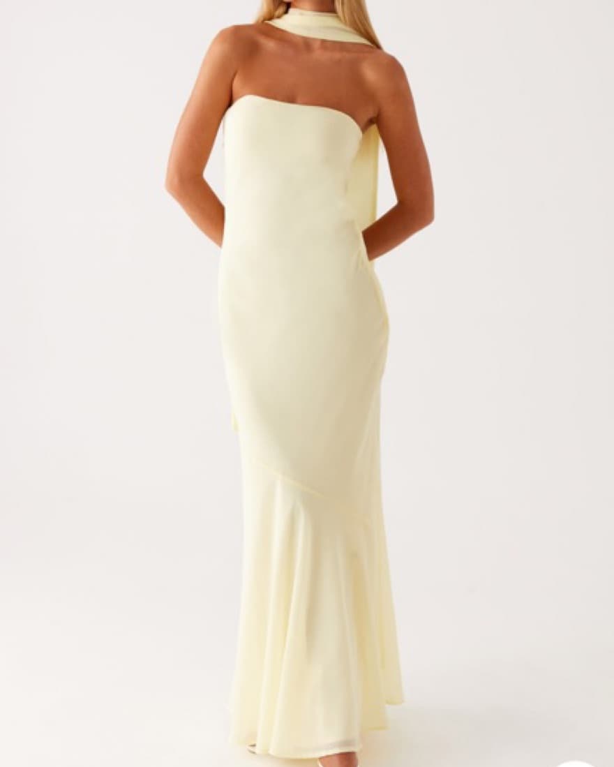 Under The Pagoda Maxi Dress - Yellow - Image 1