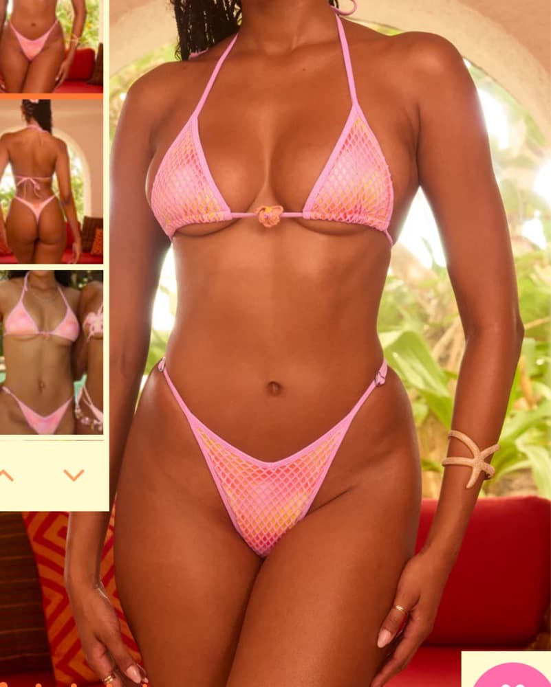 Voight Mango Set In Pink Bathing Suit  - Image 2