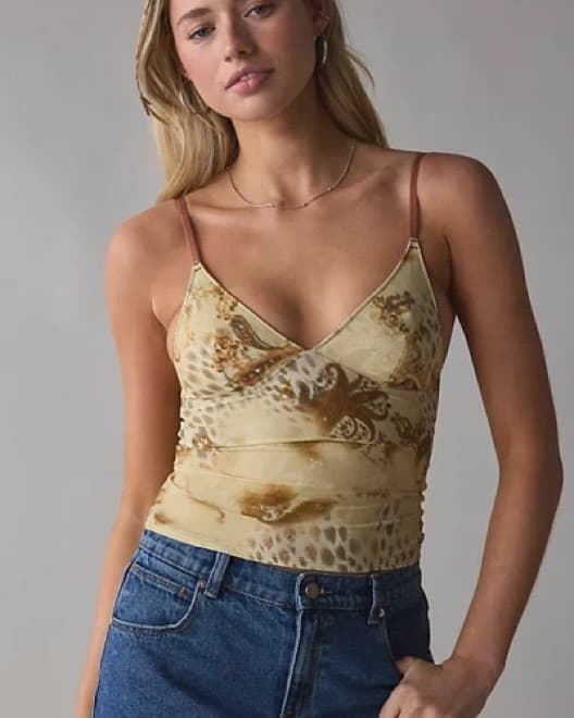 Out From Under Je T'aime Mesh Cami - Image 2