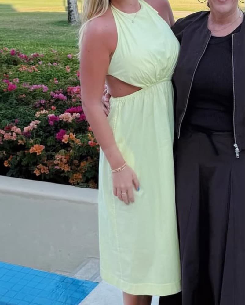 Staud Yellow Maxi Dress - Image 2