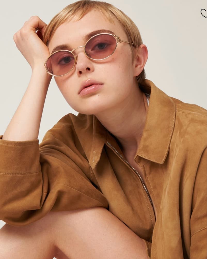 Miu Miu Logo Sunglasses - Image 4