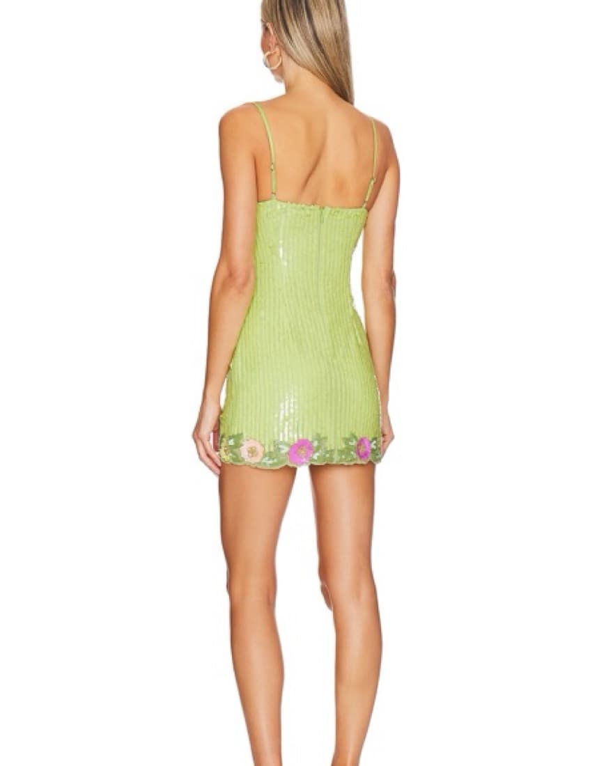 Majorelle Embellished Sequin Mini Dress - Image 2