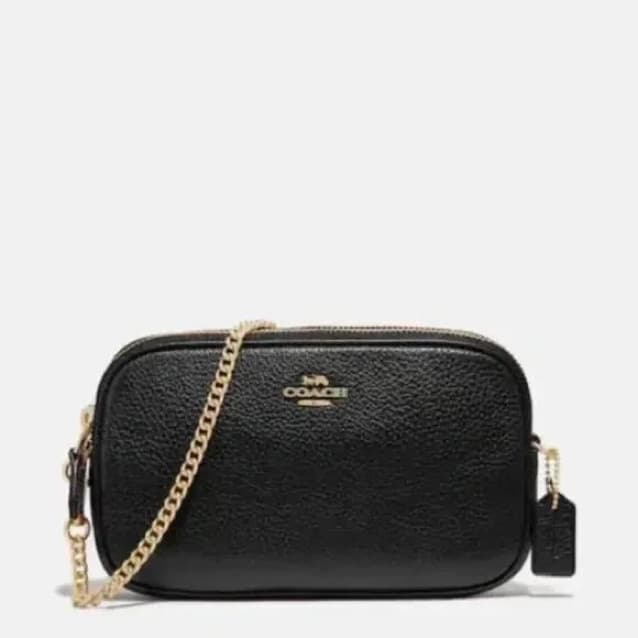 Coach Pebble Leather Crossbody Bag Chain - Image 1