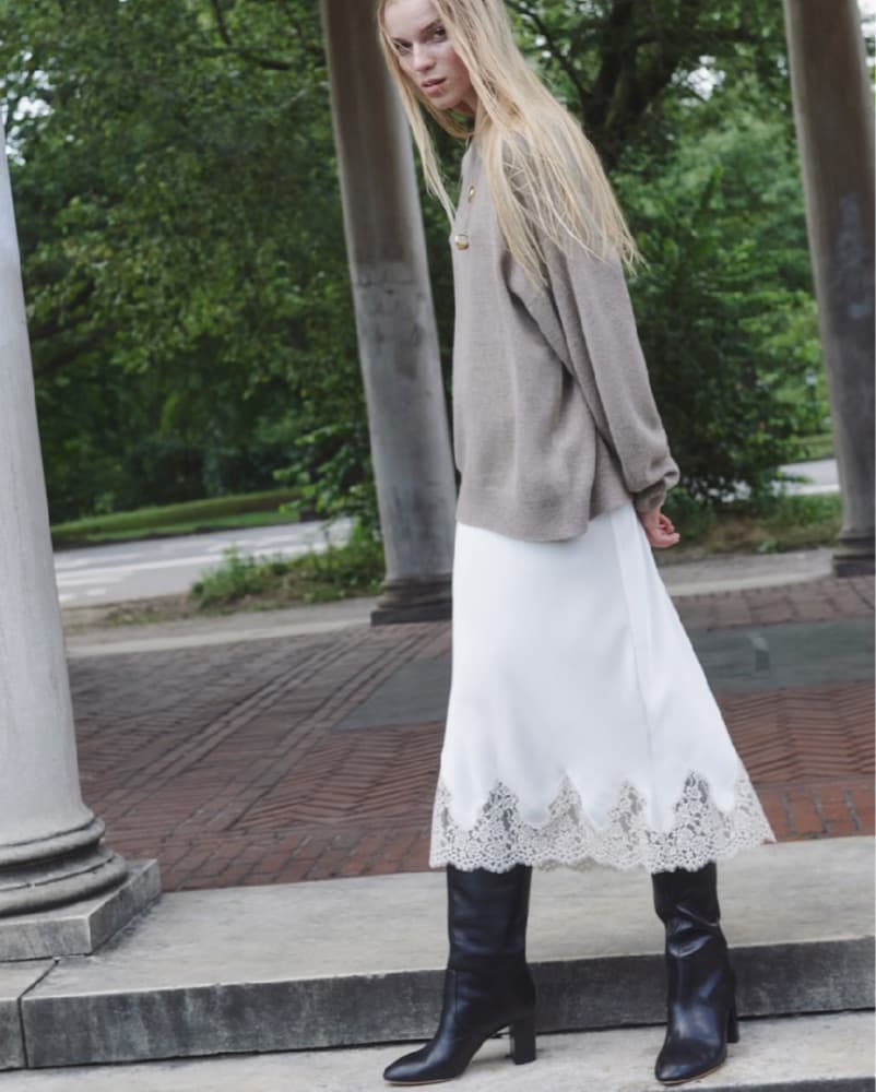 Wilfred Henrietta Satin Skirt - Image 1