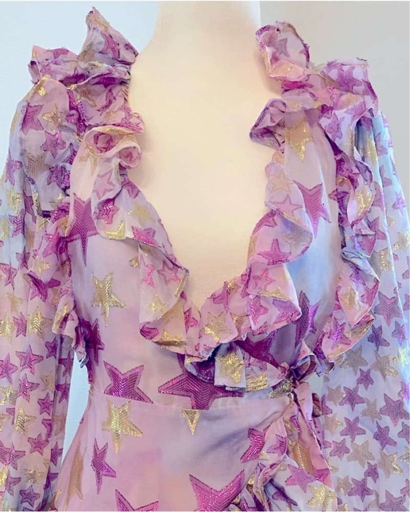 LoveShackFancy - Findlay Wrap Mini Dress - Image 4