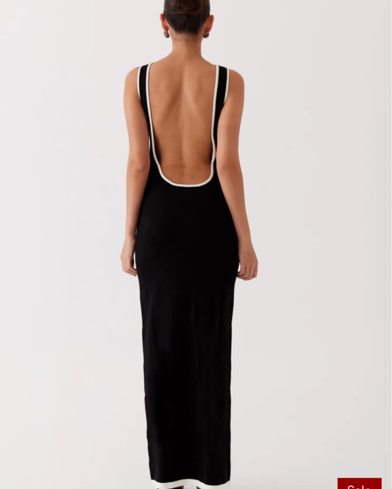 Lost In Paris Knit Maxi Dress - Image 2
