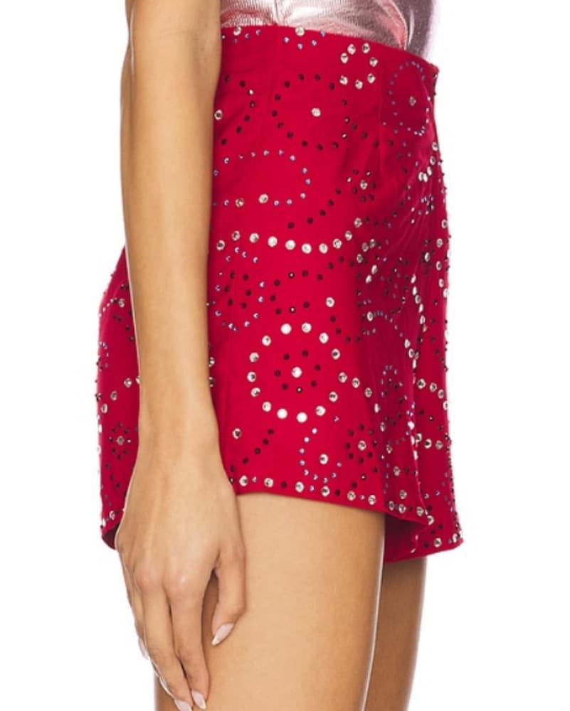 Never Fully Dressed Red Shorts  - Image 3