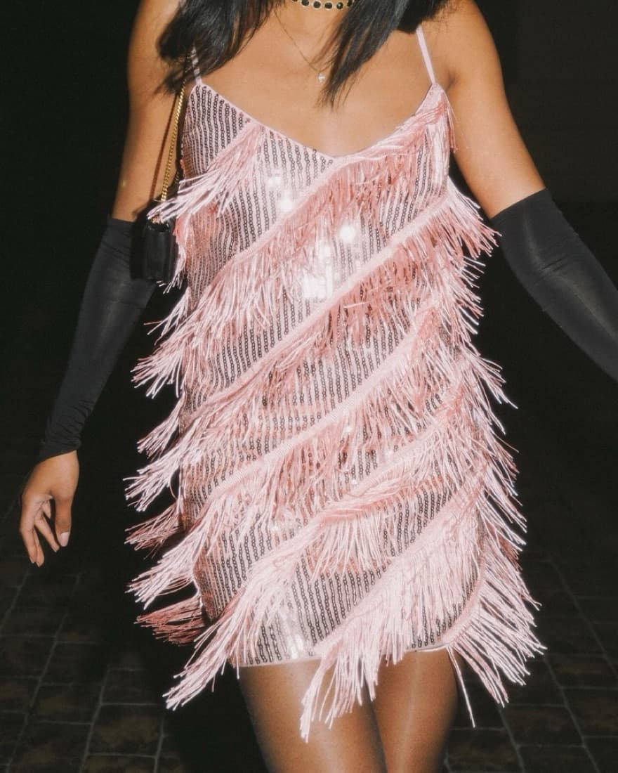 Revolve Fringe Dress - Image 2
