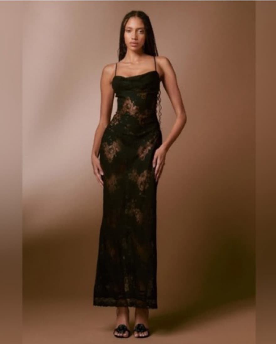 I AM GIA Black Dress - Image 3