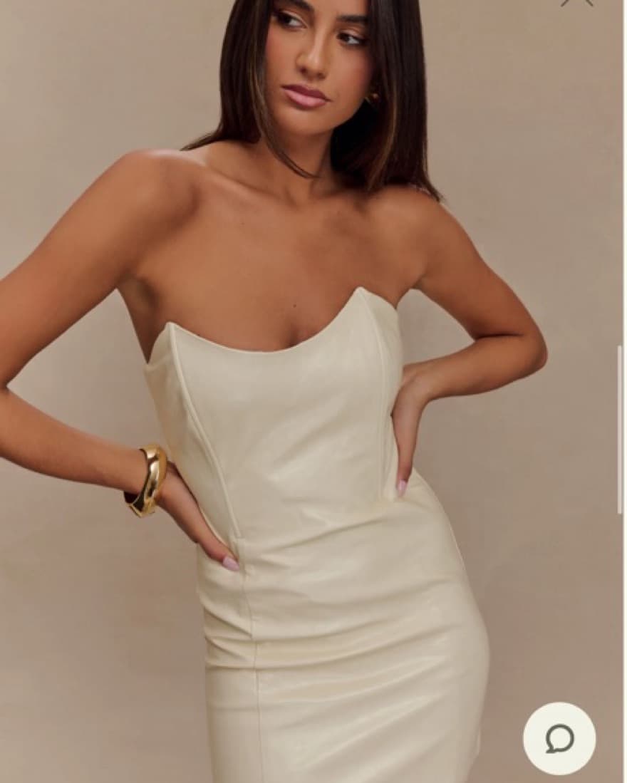 Meshki Strapless Mini Dress - Image 1