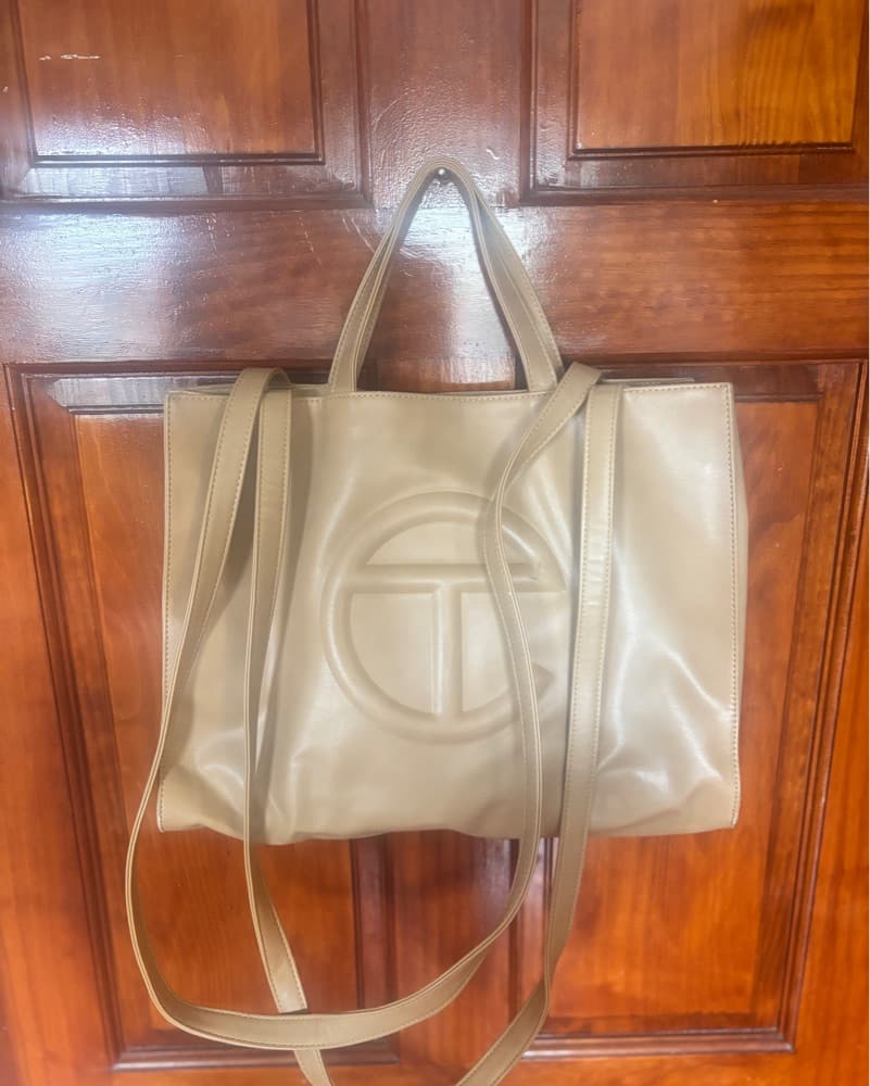 Tan Telfar Shopping Bag - Image 2