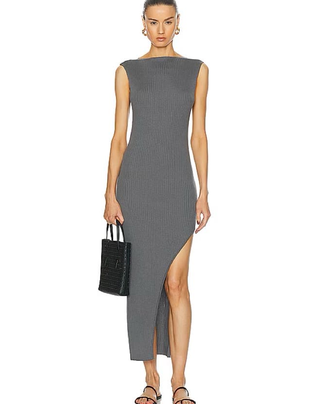 St Agni Cut Away Knit Dress - Image 1