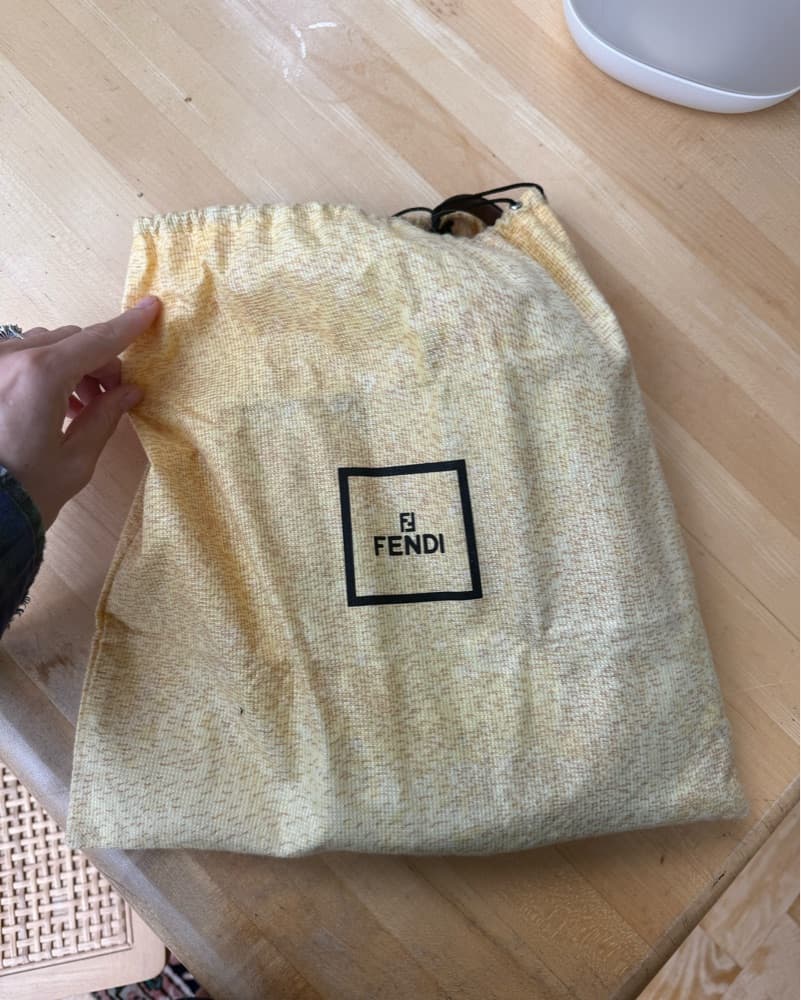 Rare Vintage 90s Fendi Pony Baguette - Image 2