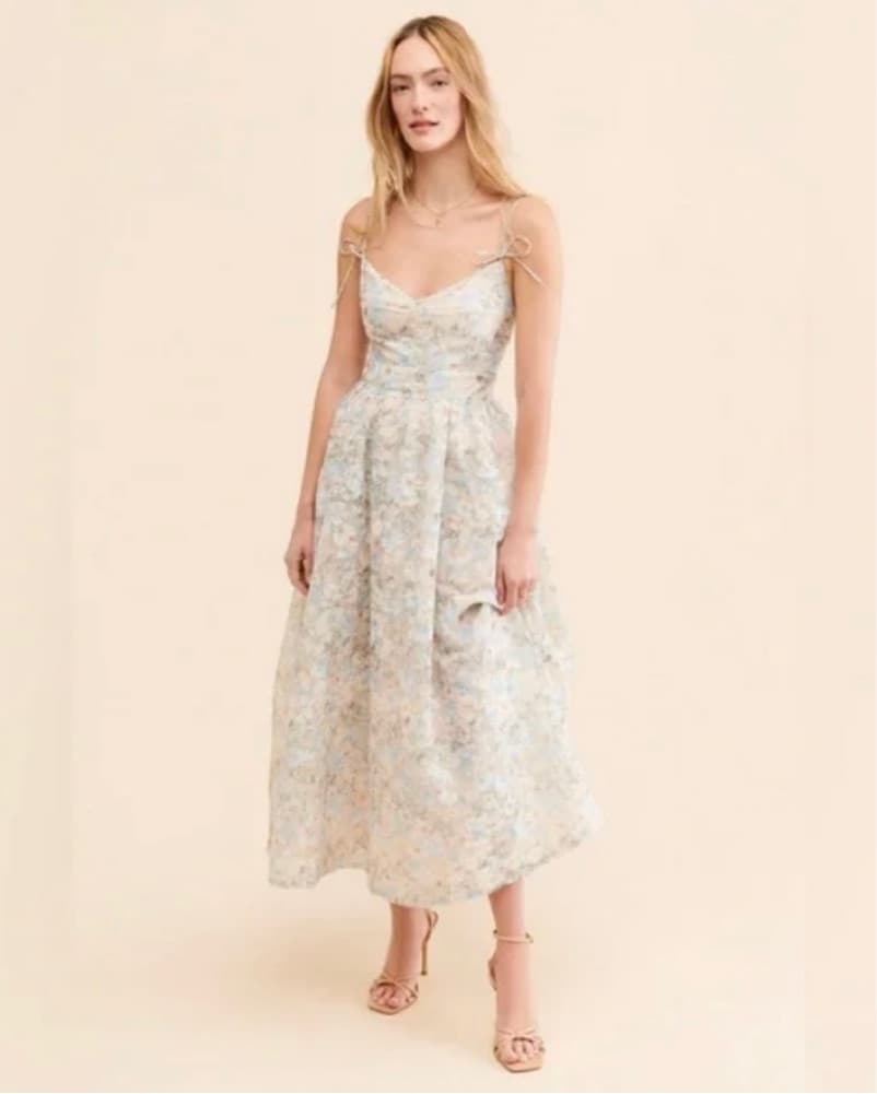 En Saison Floral Midi Dress - Image 4