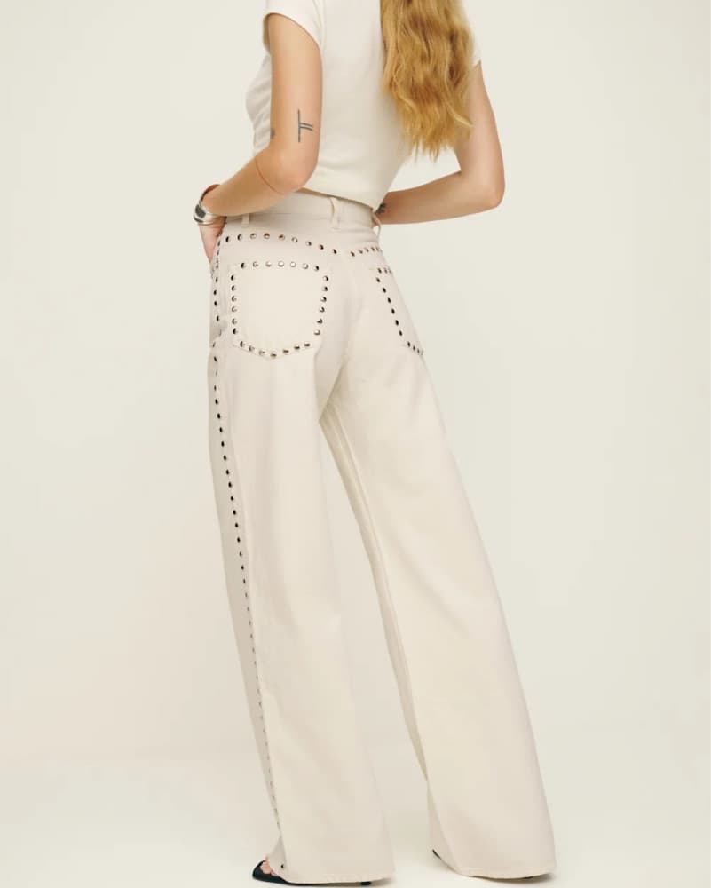 Reformation Cary Slouchy Wide Leg Jeans - Image 3