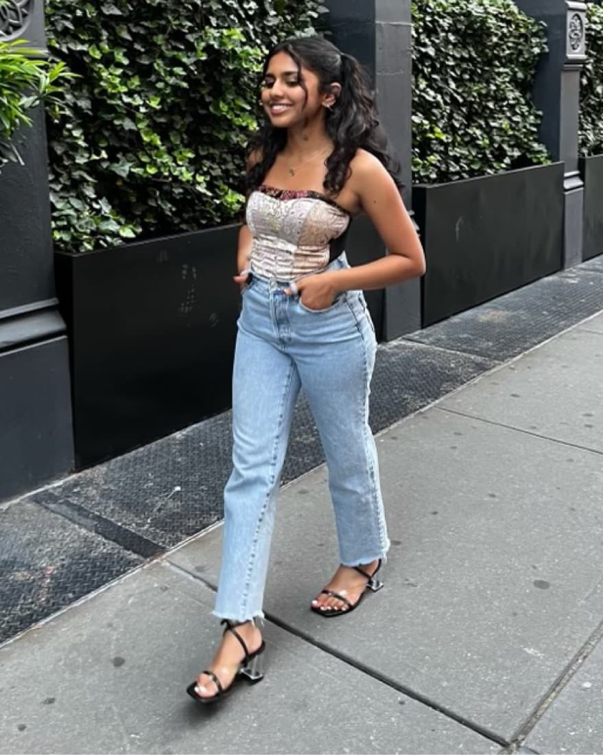 Unique Floral Corset Top from Cyprus - Image 4