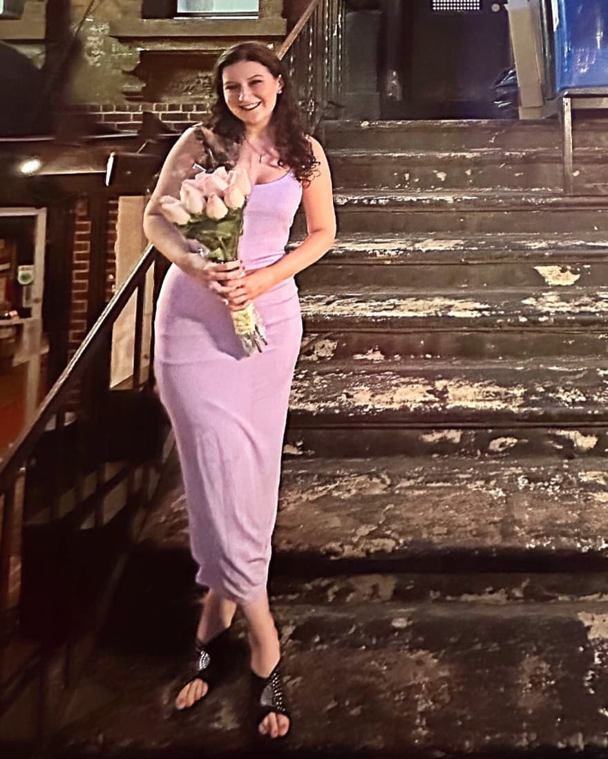 Lavender Bodycon Maxi Dress - Image 2
