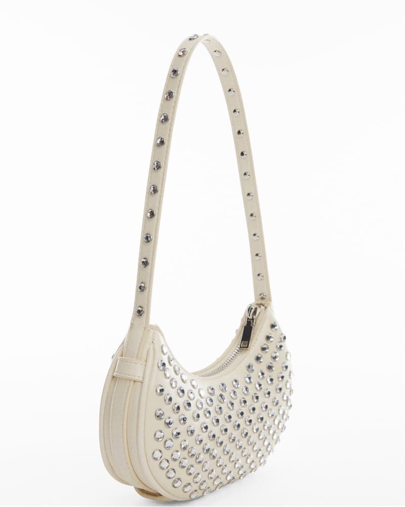 Mango Studded Shoulder Bag - Image 1