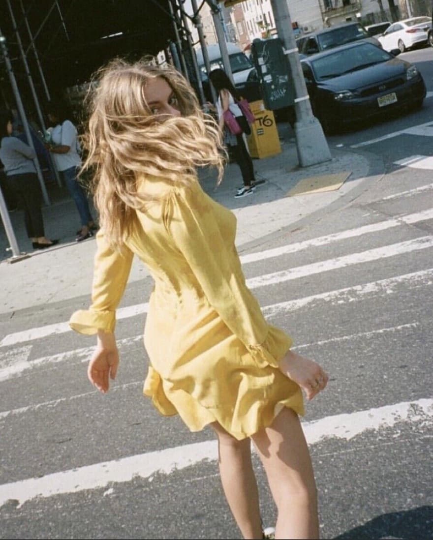 Realisation Par Yellow Silk Mini Dress - Image 3