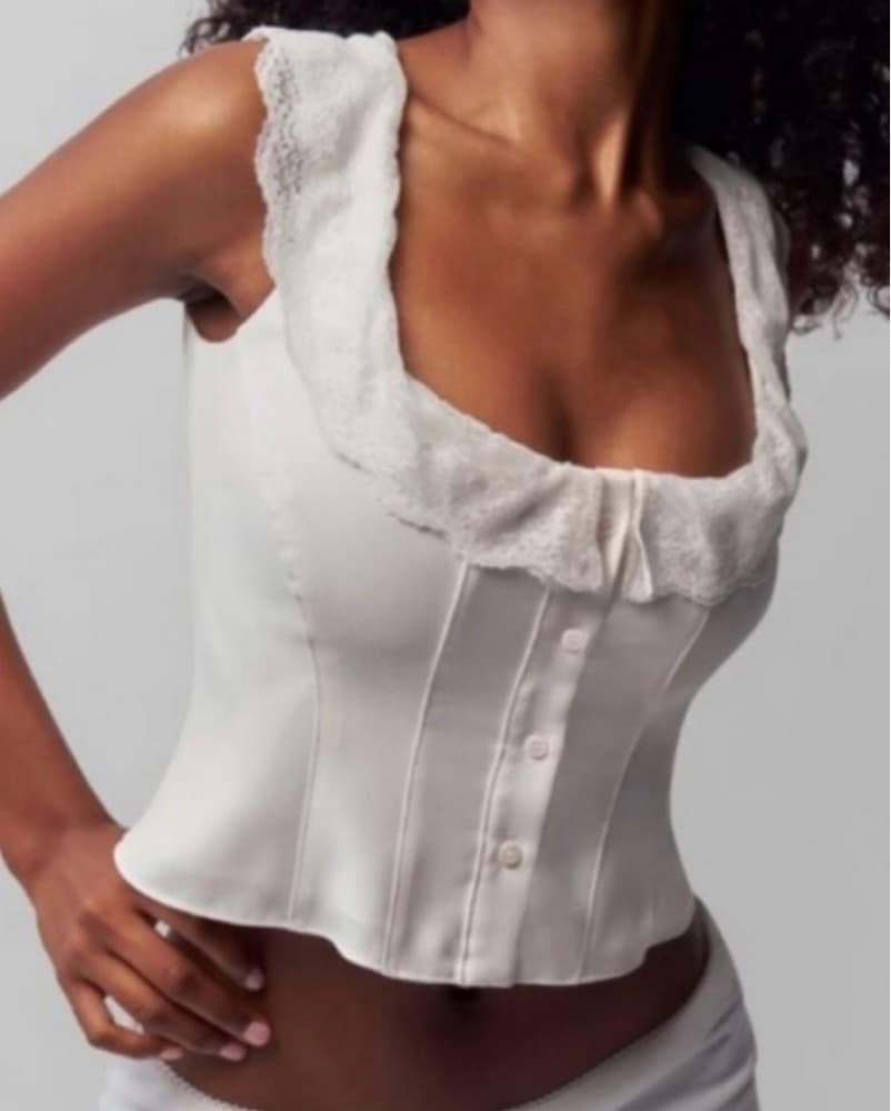 Danielle Guizio White  Paloma top - Image 1