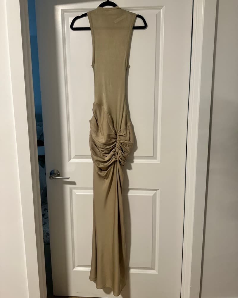 CHRISTOPHER ESBER Fusion ruched faille maxi dress - Image 4