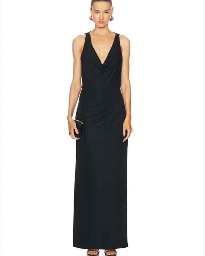 Simkhai Kosme Deep V-Neck Gown - Image 1
