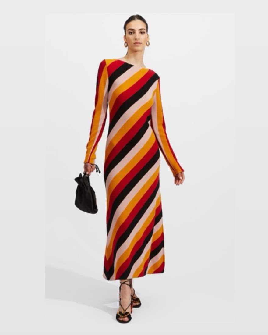 La Double J Knit Swing Maxi Dress - Image 1
