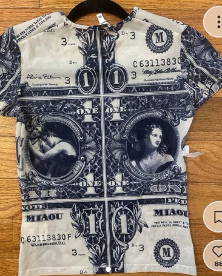 Miaou Mini Money Tee - Image 6
