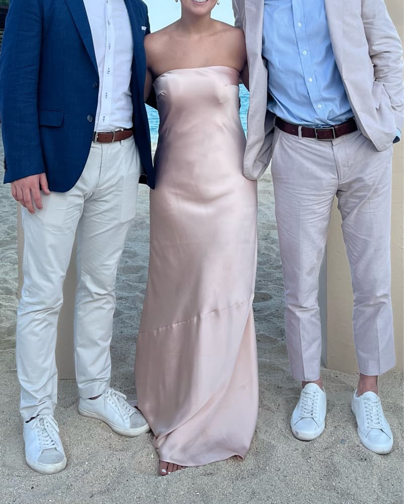 Revelry Formal Dress In Blush - Image 1