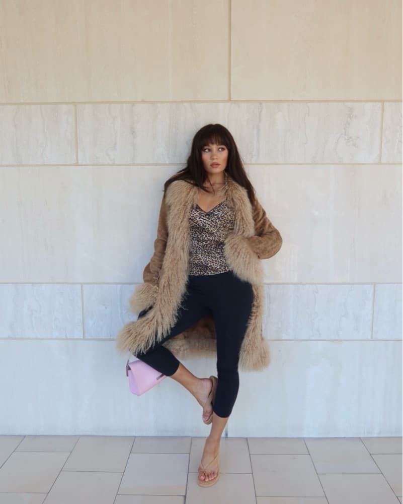 Fluffy Penny Lane Coat - Image 3