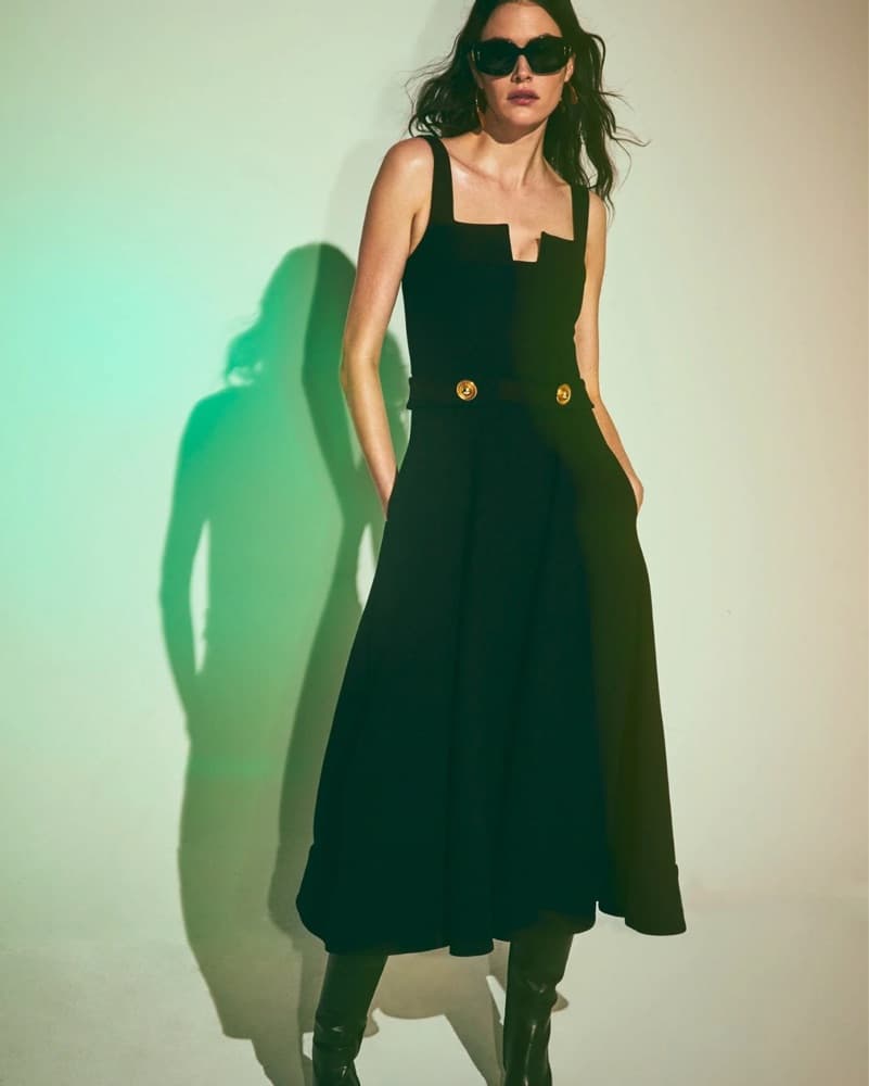 Alexis Fiore Dress In Black - Image 4